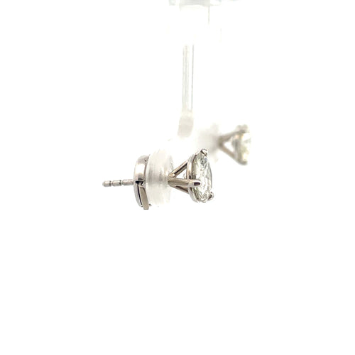 Boucles d'oreilles Boucles d’oreilles puces - Diamants naturels taille brillant ronds 58 Facettes UN0125