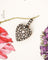 Pendentif Pendentif ancien cœur en or rose et argent pavé de diamants 58 Facettes A12014-A