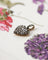 Pendentif Pendentif ancien cœur en or rose et argent pavé de diamants 58 Facettes A12014-A