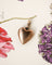 Pendentif Pendentif ancien cœur en or rose et argent pavé de diamants 58 Facettes A12014-A