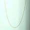 Collier Chaîne - or jaune 18 carats 3,15 g 58 Facettes 250242