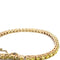 Bracelet Bracelet tennis en or jaune 14 carats et diamants fancy yellow 58 Facettes UN0134