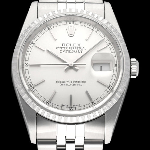 Montre Rolex Datejust 16220 - Montre 36 mm en acier (2002) avec boîte et papiers 58 Facettes ROL/DJ1/1325