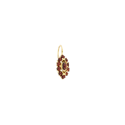 Boucles d'oreilles Boucles d’oreilles - Or jaune 18 carats et grenats 58 Facettes BO/250040