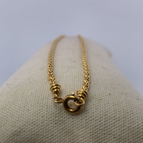 Collier Collier maille corde en or jaune 18K 11,13 g 58 Facettes 250189