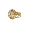 Bague 56 Bague vintage en or jaune 18 carats et diamants 58 Facettes BO/250033
