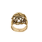 Bague 56 Bague vintage en or jaune 18 carats et diamants 58 Facettes BO/250033