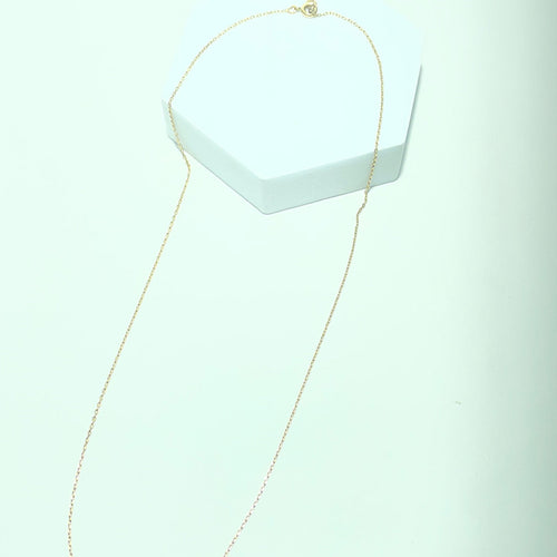 Collier Chaîne en or jaune 18 carats 2,23 g 58 Facettes 250396