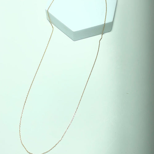 Collier Chaîne en or jaune 18 carats 2,23 g 58 Facettes 250396