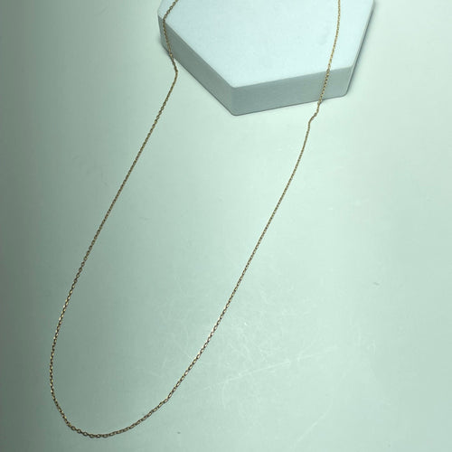 Collier Chaîne en or jaune 18 carats 2,23 g 58 Facettes 250396