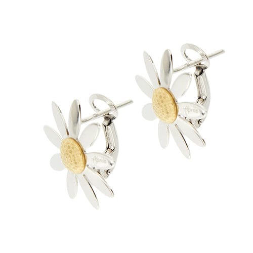 Boucles d'oreilles Aprile - Boucles d’oreilles margherita en or blanc et or jaune 18 ct 58 Facettes 33831