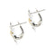Boucles d'oreilles Aprile - Boucles d’oreilles margherita en or blanc et or jaune 18 ct 58 Facettes 33831