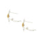 Boucles d'oreilles Aprile - Boucles d’oreilles margherita en or blanc et or jaune 18 ct 58 Facettes 33831