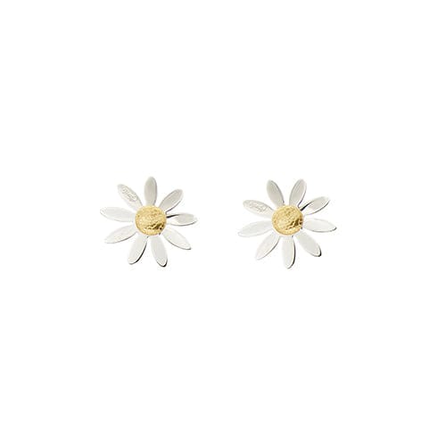 Boucles d'oreilles Aprile - Boucles d’oreilles margherita en or blanc et or jaune 18 ct 58 Facettes 33831