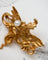 Pendentif Broche pendentif chimère en or jaune 750 et perle fine 58 Facettes A11949