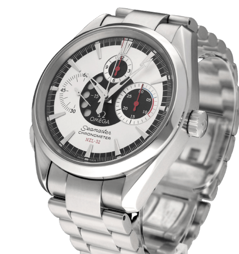 Montre Omega Seamaster Aqua Terra - Montre chronographe en acier réf. 2513.30.00 58 Facettes OMG/SEA/348