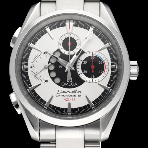 Montre Omega Seamaster Aqua Terra - Montre chronographe en acier réf. 2513.30.00 58 Facettes OMG/SEA/348