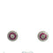 Boucles d'oreilles Boucles d'oreilles puces - Rubis naturels et diamants en platine 58 Facettes UN0077