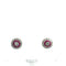 Boucles d'oreilles Boucles d'oreilles puces - Rubis naturels et diamants en platine 58 Facettes UN0077