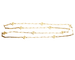 Collier Sautoir - Maille fleur et allongée en or jaune 58 Facettes A11993