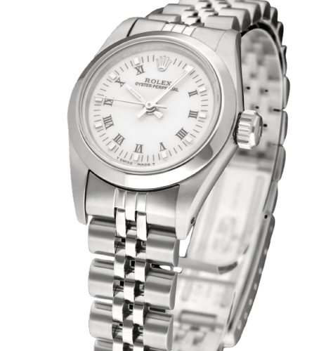 Montre Rolex Oyster Perpetual - Montre Lady 26 mm réf. 67180 en acier 58 Facettes ROL/OOP/207