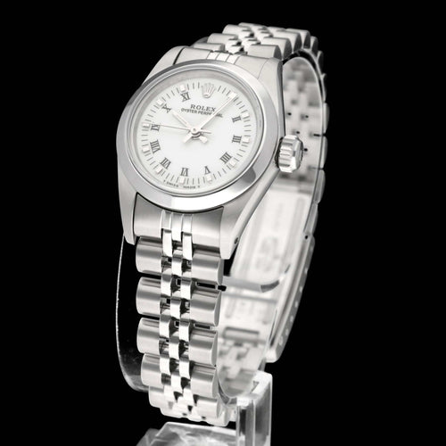Montre Rolex Oyster Perpetual - Montre Lady 26 mm réf. 67180 en acier 58 Facettes ROL/OOP/207