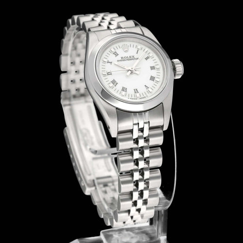 Montre Rolex Oyster Perpetual - Montre Lady 26 mm réf. 67180 en acier 58 Facettes ROL/OOP/207