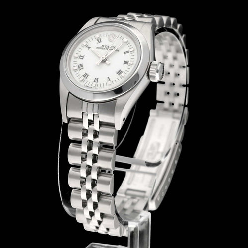 Montre Rolex Oyster Perpetual - Montre Lady 26 mm réf. 67180 en acier 58 Facettes ROL/OOP/207