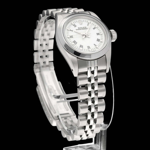 Montre Rolex Oyster Perpetual - Montre Lady 26 mm réf. 67180 en acier 58 Facettes ROL/OOP/207