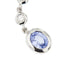 Boucles d'oreilles Boucles d’oreilles pendantes - Or blanc 18 ct, diamants et saphirs 58 Facettes 39731