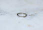 Bague 51 Alliance Art déco - Bague tour complet en platine et diamants 58 Facettes