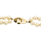 Collier Collier menottes double rang en or jaune 18 carats et perles de culture 58 Facettes BO/250031