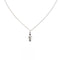 Collier Dodo - Collier avec pendentif pingouin et diamant en or blanc 18 ct 58 Facettes 33691