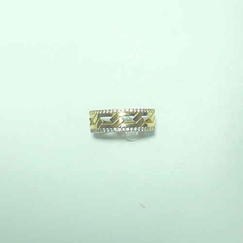 Bague 58 Bague fine en or jaune 18 carats 2,50 g 58 Facettes 260078