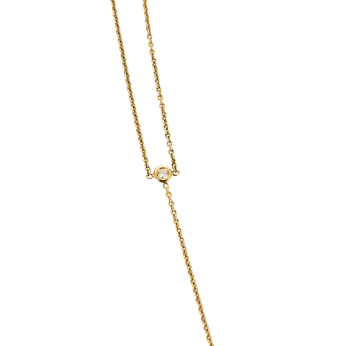 Collier Collier double rang en or jaune 18 carats et diamants 58 Facettes BO/250062
