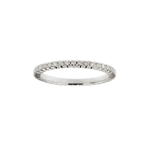 Bague 54 Bague éternité - en or blanc 18 kt et diamants 0,40 ct 58 Facettes 39948