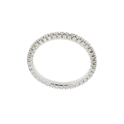 Bague 54 Bague éternité - en or blanc 18 kt et diamants 0,40 ct 58 Facettes 39948