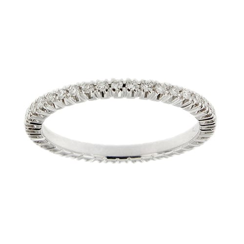 Bague 54 Bague éternité - en or blanc 18 kt et diamants 0,40 ct 58 Facettes 39948