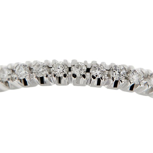 Bague 54 Bague éternité - en or blanc 18 kt et diamants 0,40 ct 58 Facettes 39948