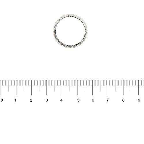 Bague 54 Bague éternité - en or blanc 18 kt et diamants 0,40 ct 58 Facettes 39948