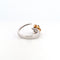 Bague 57 Bague en or jaune et blanc 18 ct avec rubis et diamants 58 Facettes