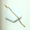 Gourmette tressée en or jaune 18 carats 10,40 g 58 Facettes 260048