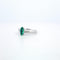 Bague 55 Bague - Or blanc 18 kt, émeraude marquise et diamants 58 Facettes