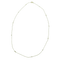 Collier Chaîne - Chaîne en or jaune 18 carats avec perles 58 Facettes 260038