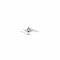 Bague 54 Bague solitaire - Diamant 0,61 ct en or blanc 18 kt 58 Facettes
