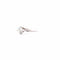 Bague 54 Bague solitaire - Diamant 0,61 ct en or blanc 18 kt 58 Facettes