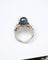 Bague 52 Bague toi et moi en platine avec perles et diamants baguette 58 Facettes A12039