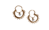 Boucles d'oreilles Créoles savoyardes - Boucles d’oreilles en or jaune 18 carats et perles 58 Facettes 3917