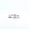 Bague 60 Bague solitaire en or blanc 18 ct avec diamant 0,40 ct 58 Facettes