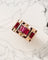 Bague 60 Bague tank en or rose 18 carats et rubis Verneuil 58 Facettes A12009
